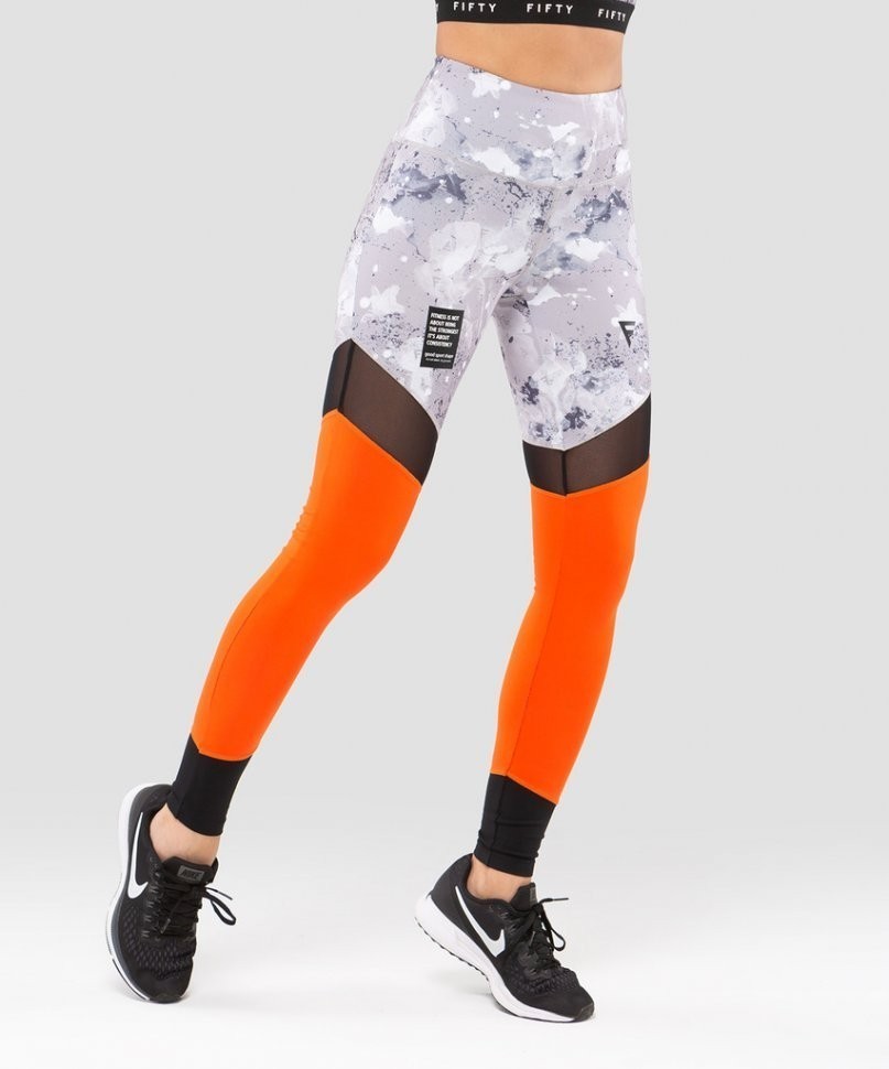 Женские тайтсы Mirage FA-WH-0206-680, с принтом (2094629)