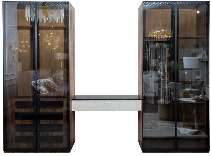 Консоль Spinola(подвесная) черно/серая 109*40*19см (TT-00012266)