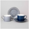 Чайный набор lefard "top style" на 2 пер. 4 пр. 250 мл серый, синий (42-544)
