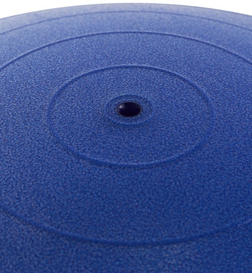 БЕЗ УПАКОВКИ Фитбол STARFIT GB-109 антивзрыв, 1500 гр, с ручным насосом, темно-синий, 85 см (2100872)