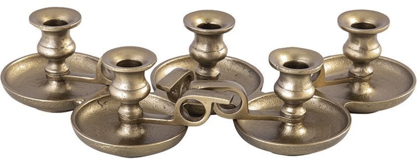 Подсвечник 10995-48/B, металл, brass antique, ROOMERS FURNITURE