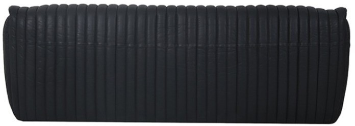 Диван S0267A-3D/B120#, Кожа, Santoni black, ROOMERS FURNITURE