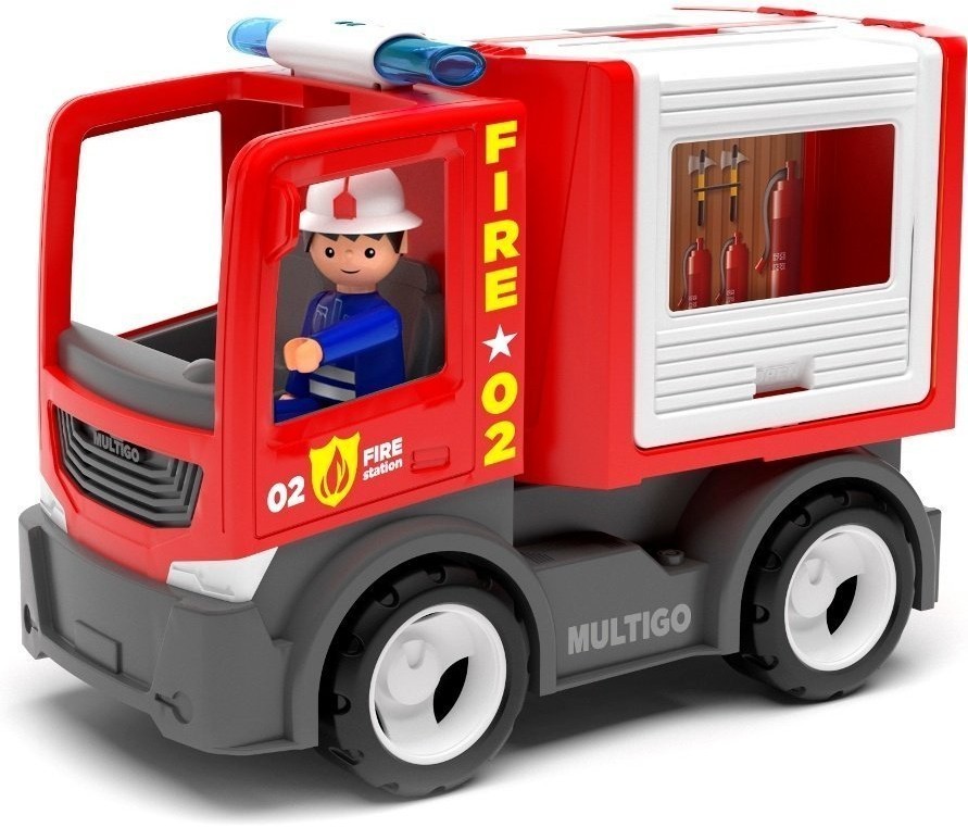 Пожарная машина для команды с водителем игрушка 22 см (27281EF-CH)