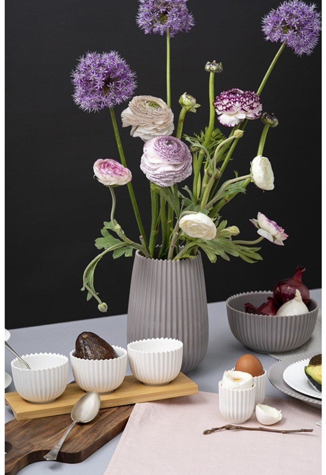 Набор из двух салатников темно-серого цвета из коллекции edge, 650 мл (75173)