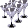 Набор бокалов для мартини из 6 шт 170 мл Сияющий графит (GR410-06)