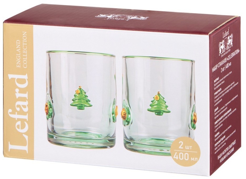 Набор стаканов "celebration" из 2 шт. 400 мл Lefard (685-135)
