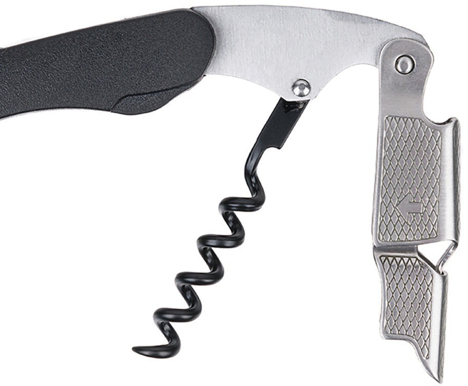 Штопор рычажный 3в1 black HJ-LC08