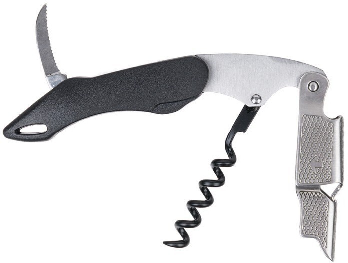 Штопор рычажный 3в1 black HJ-LC08