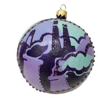 Новогодний шар Ангел снов с кристаллами Swarovski (2158)