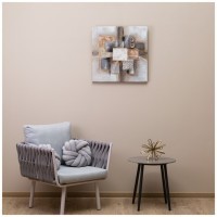 Картина "абстракция архитектура линий" 60х60х3 см Bronco (534-213)