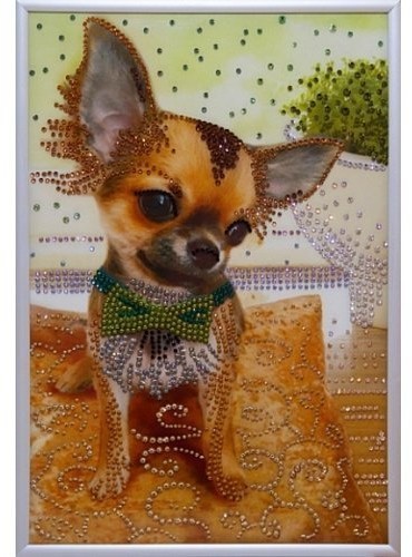 Картина Портрет 6 с кристаллами Swarovski (2074)