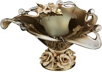 Декоративная чаша 38*40 см. высота=20 см. WHITE CRISTAL (647-610)