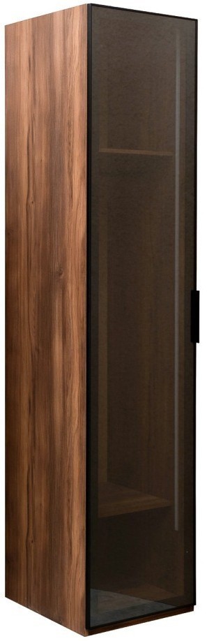 Шкаф Alto пенал c вешалкой,цвет дуб Барокко, дверце стекло 50*57*228.5см (TT-00012806)