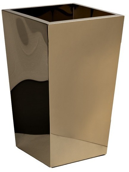 Кашпо высокое напольное цвет золото d35*57см (TT-00013087)