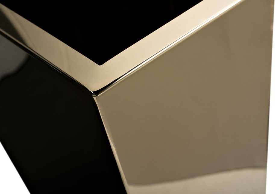 Кашпо высокое напольное цвет золото d35*57см (TT-00013087)