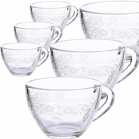 MS1416-6/07 Набор 6-ти кружек "Флёр new" 200 мл 1/8 (MS1416-6-07)