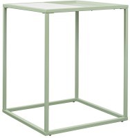 Столик кофейный mayen, 45х45 см, белый/зеленый (76066)