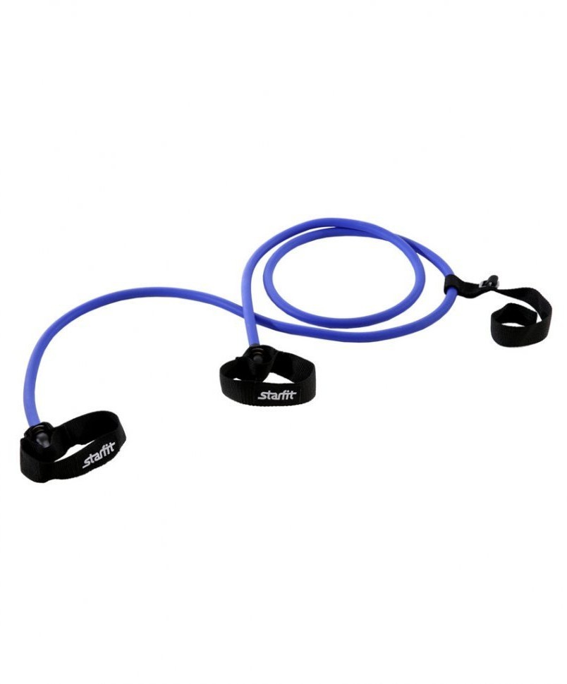 Эспандер лыжника-пловца BASEFIT ES-901, 4х14х2200 мм, 6 кг, синий (1483965)