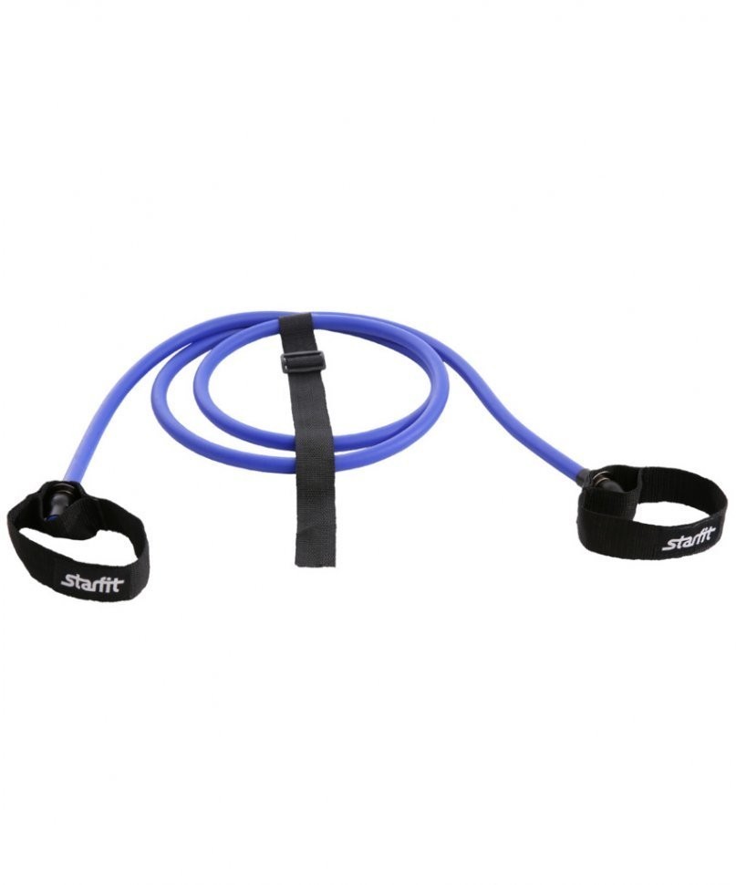 Эспандер лыжника-пловца BASEFIT ES-901, 4х14х2200 мм, 6 кг, синий (1483965)