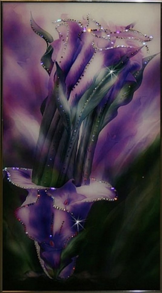 Картина Каллы 2 с кристаллами Swarovski (1510)