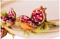 Декоративная чаша &quot;гранаты&quot; диаметр=34 см. высота=24 см. STELLA (341-226)