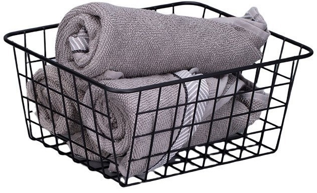 Корзина для хранения mina, 28х22,5х12,5 см, черная (73944)