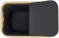 Корзина для белья с двумя отделениями neat twin, 53,5х33х53 см, черная (77875)