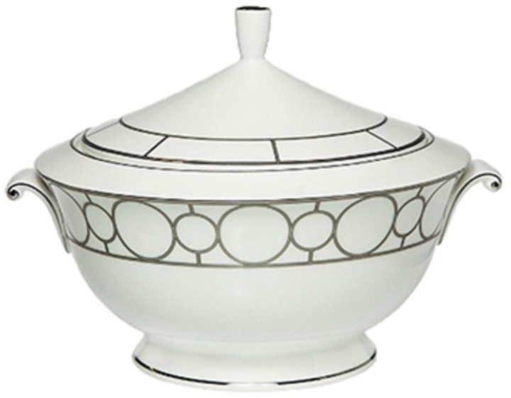 Супница A2100240, костяной фарфор, chrom/white, MIKASA