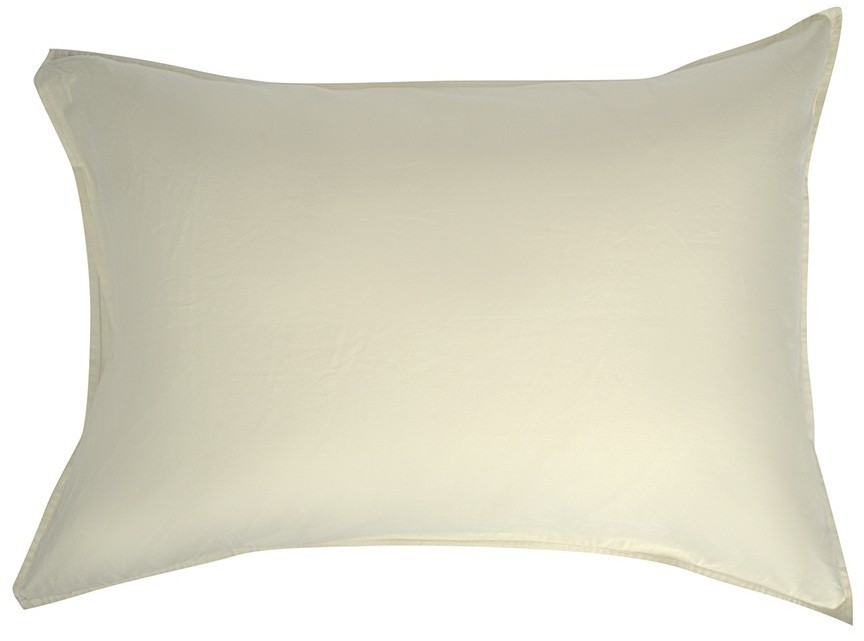 Набор из двух наволочек из сатина серо-бежевого цвета с брашинг-эффектом из коллекции essential, 50х70 см (76092)