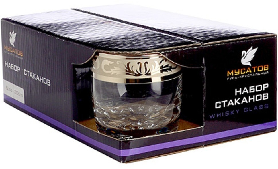 Набор 6 стаканов д/виски 305 мл 1/8 (MS415-01)
