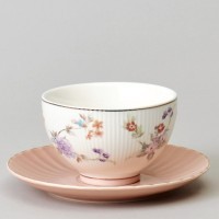 Чайный набор lefard &quot;времена года&quot; на 6 пер. 12 пр. 250 мл розовый (42-573)