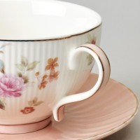 Чайный набор lefard &quot;времена года&quot; на 6 пер. 12 пр. 250 мл розовый (42-573)