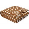 Покрывало из хлопка polka dots карамельного цвета из коллекции essential, 230х250 см (76941)