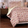 Кпб 1,5 спальный "розовый сад",зел+цв, 100% х\б, сатин+сорочка SANTALINO (984-904)