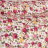 Кпб 1,5 спальный "розовый сад",зел+цв, 100% х\б, сатин+сорочка SANTALINO (984-904)