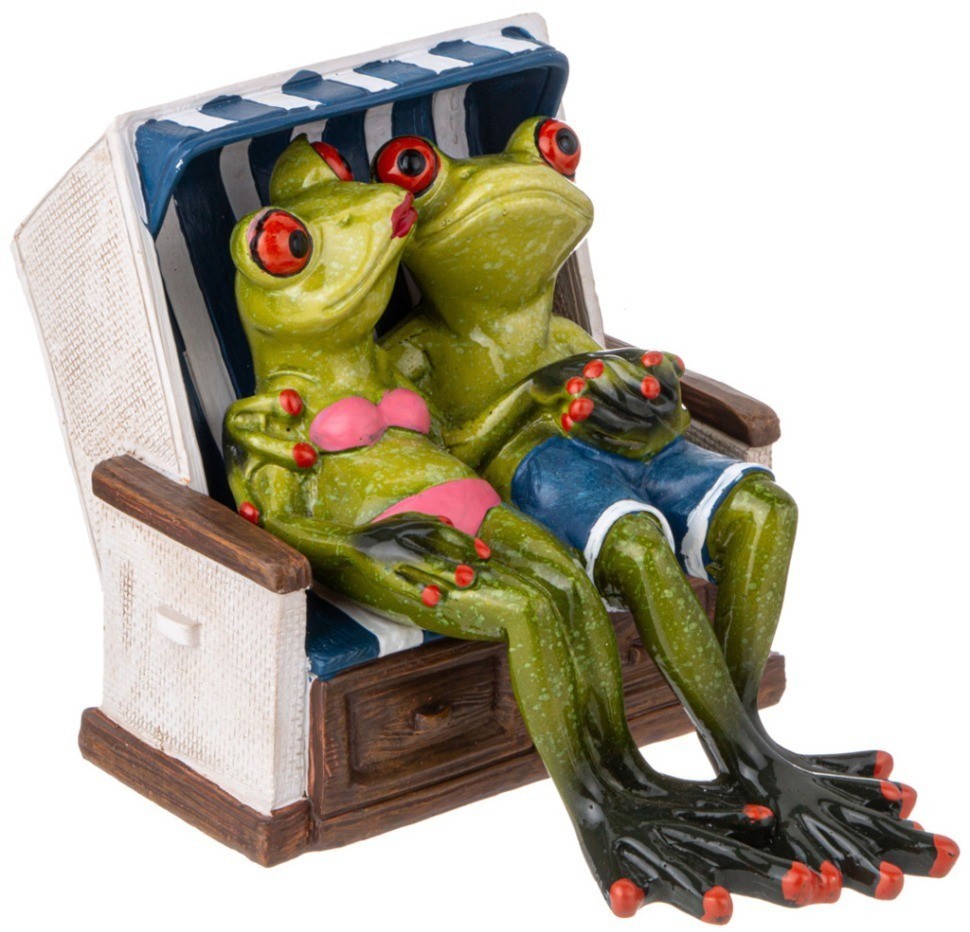 Фигурка декоративная "лягушки на отдыхе" 16х11,2х11,2 см Lefard (146-2104)