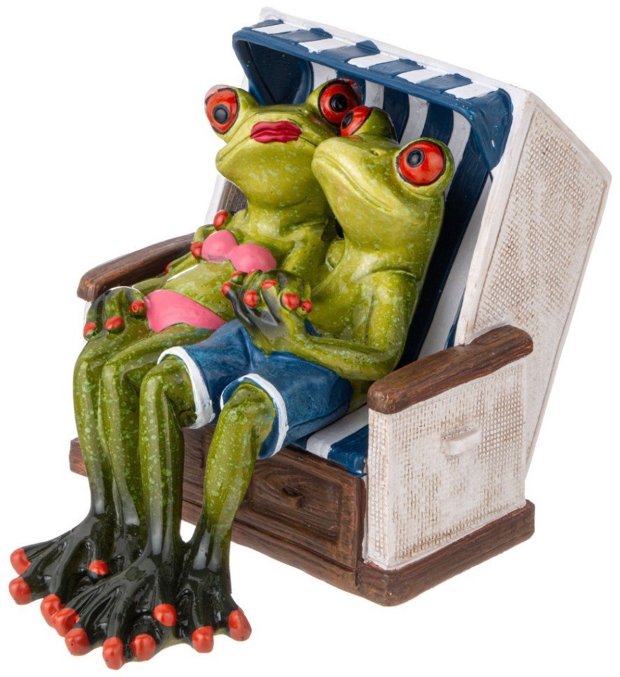 Фигурка декоративная "лягушки на отдыхе" 16х11,2х11,2 см Lefard (146-2104)