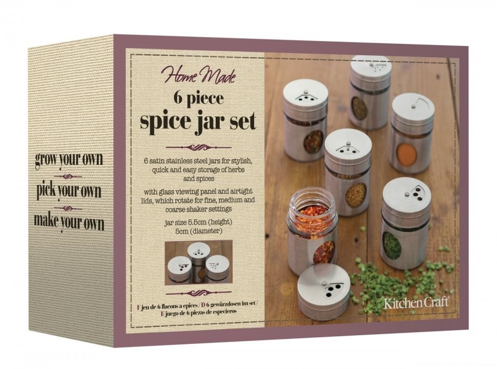 Kitchen Craft Набор для специй Home Made KCSPJARSET