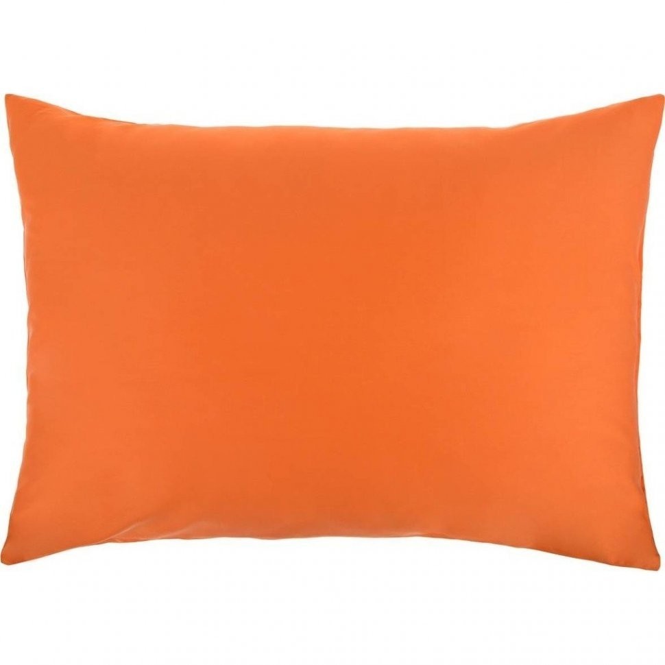 Наволочка "бейсик" 70х50 см. 100% хлопок, сатин, оранжевый SANTALINO (985-720)