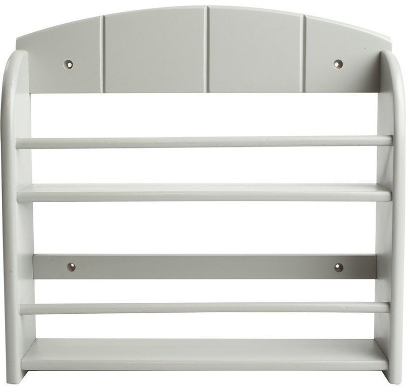 T&G Полка на 12 банок для специй Pride of Place Grey Painted Hevea 10218