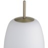 Лампа настольная silk, 53хD20 см, белое опаловое стекло (67927)
