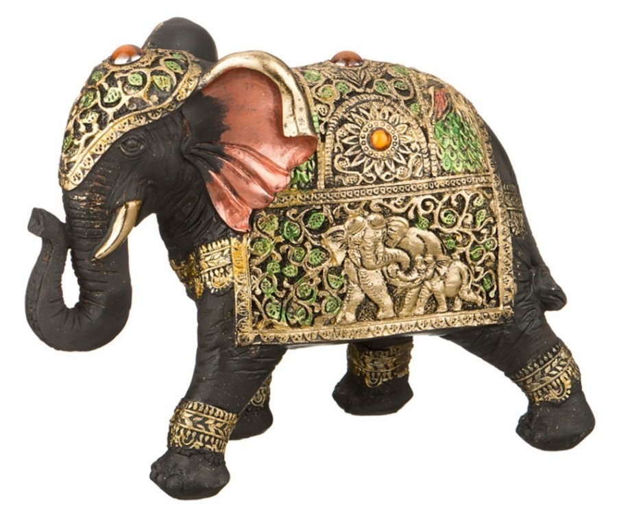 Фигурка "слон" 31*12,5 см. высота=24 см. серия "махараджи" Lefard (252-749)