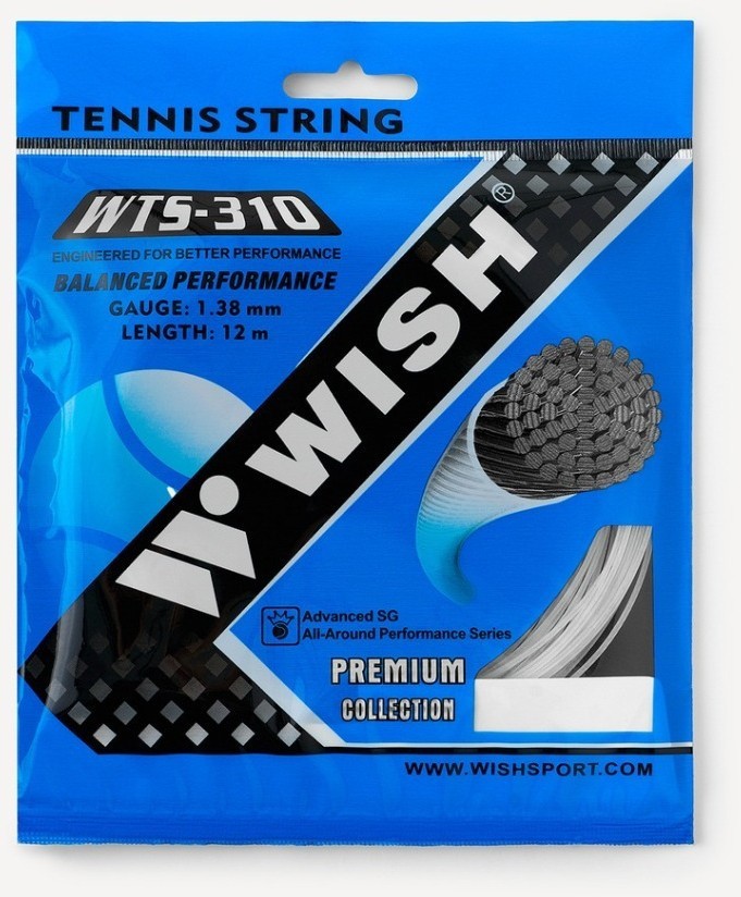 Струна для теннисной ракетки WISH String WS-310, белый (2119121)