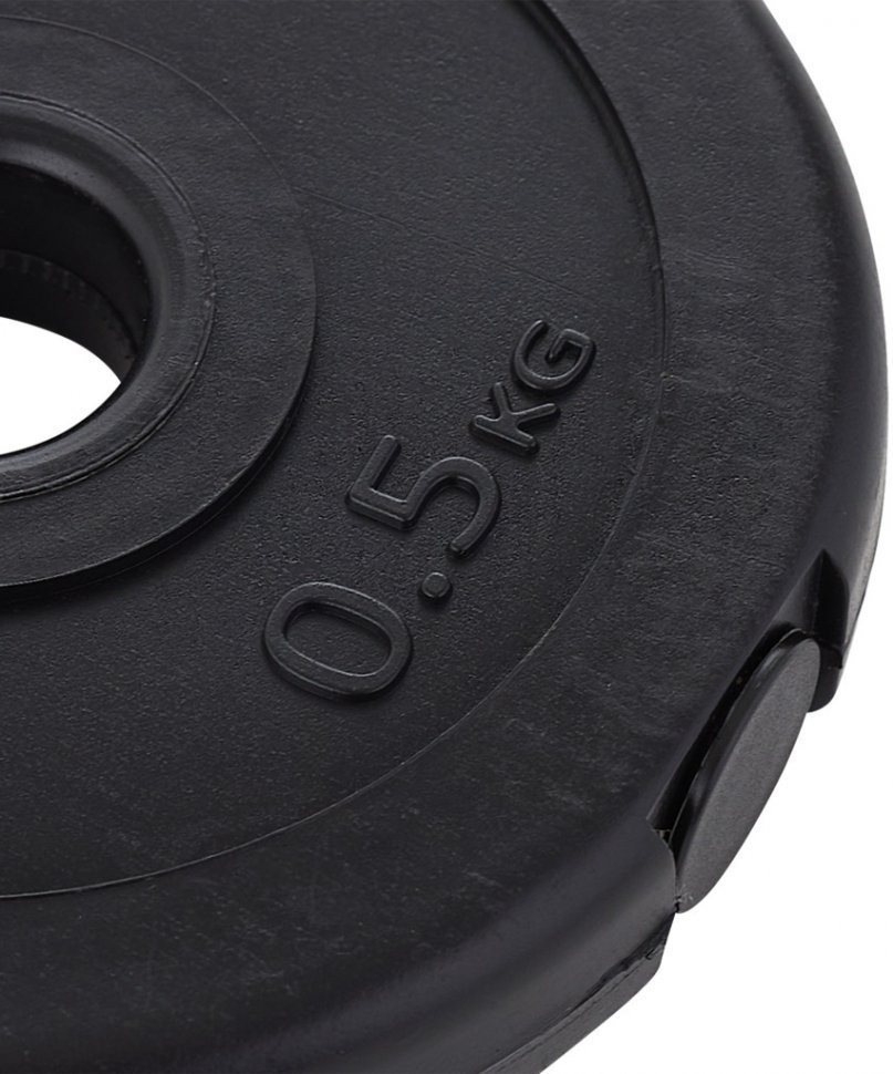 Диск пластиковый BB-203 0,5 кг, d=26 мм, черный (1483988)