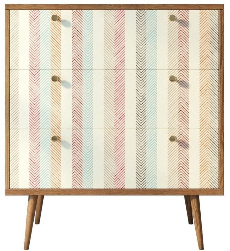 Комод Berber три ящика 45 принт арт BB40/Print_45-ET