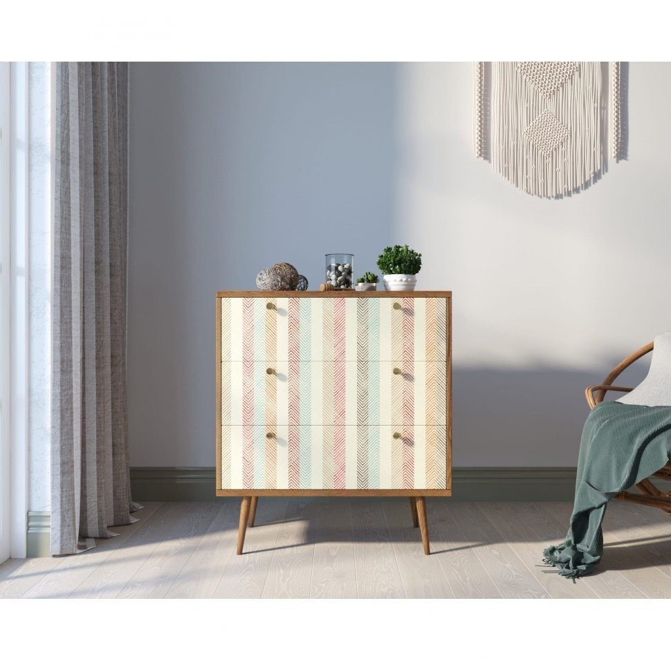Комод Berber три ящика 45 принт арт BB40/Print_45-ET