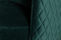 Кресло вращающееся, велюр зеленый 73*72*82см (TT-00001479)