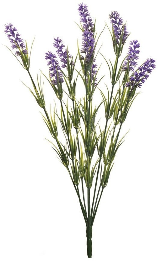 Веточка лаванды с 9 цветками 46 см (48) (00001612)