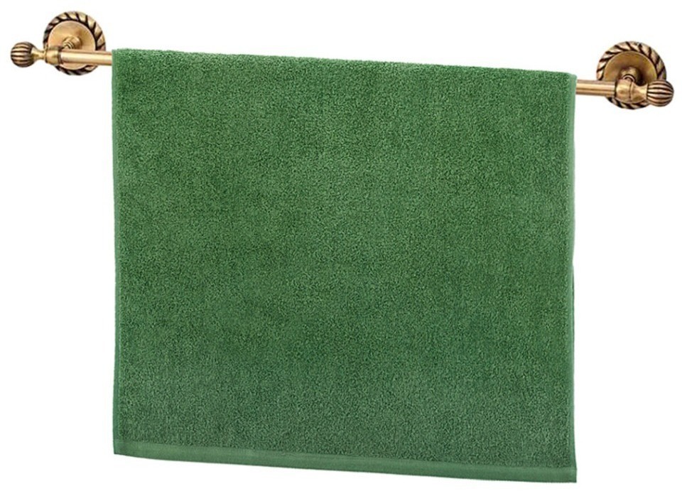 Полотенце махровое 50*90 см зелёное, 100% х\б SANTALINO (703-13132)