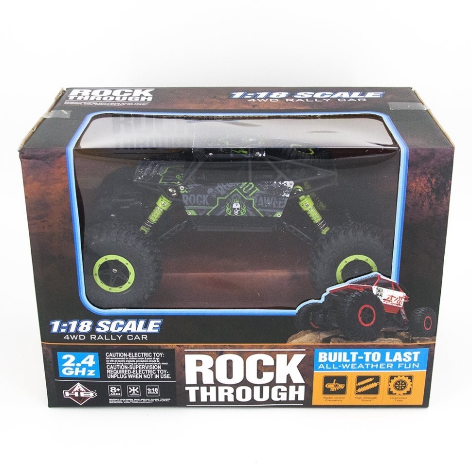Радиоуправляемый краулер Rock Through 4WD 1:18 2.4G (HB-P1803)